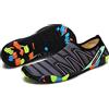 TMEOG Scarpe da Scoglio Uomo Donna Scarpe Mare Acquatiche Scarpe da Spiaggia da Acqua Piscina Scarpette da Immersione per Bagno Surf Nuoto(42 EU,Grigio)