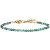 COAI Bracciale di Cristalli da Donna con Perline di Pietre Naturali, Bracciale da Donna in Turchese Africano
