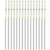 HUAZIZ 15 Pezzi 100mm Pre Cablato Striscia LED SMD, 2835 SMD LED, Modellismo, Luce Autoadesiva 12-18V, Bianco