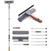 Yagosodee Kit Lavavetri Telescopico, Kit per la Pulizia Delle Finestre, Kit Professionale Pulizia Delle Finestre, Spolverino Per Finestre Alte, Lava Vetri Finestre per Auto Doccia Casa Alte Interni del vetro