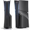 Nepagz Cover per Ps5 Slim Disc Edition,Custodia per Piastra Rigida Nera per Playstation 5 Slim, Cover per Piastra Di Ricambio per Accessori Ps5 Slim Faceplate,Ferroso