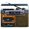 DISCORAMA LETTORE STEREO CASSETTE MUSICASSETTE RADIO REGISTRATORE USB + SD VINTAGE LETTORE PORTATILE ANNI 80 AUDIOCASSETTA - DISCORAMA®