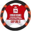 +PWR Car Parts Coprivolante Grip Line nero e rosso Universale per volanti da 37 a 39 cm. Antiscivolo. Realizzato al 100% in poliestere di alta qualità.