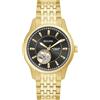 Bulova Orologio analogico automatico da uomo con cinturino in acciaio inox 97A168, Oro