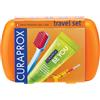 CURADEN AG Curaprox Be You Travel Set Arancione - Spazzolino + Dentifricio Aloe Vera e 2 Scovolini