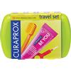 CURADEN AG Curaprox Travel Set Green, Set da Viaggio per Igiene Orale Completa, 1 Set