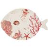 EASY LIFE Coral Reef Piatto Vassoio 27x19cm Porcellana