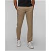 Alberto Pantaloni Beige In Lino Da Uomo Alberto Lou-j - Pure Linen