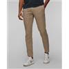 Alberto Pantaloni Beige In Lino Da Uomo Alberto House - Pure Linen