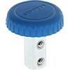 GEDORE Quadro Passante, Attacco 3/8 pollici, Punta 3/8 pollici, fino a 202 Newton metri, Testa a Fungo Torcofi x, Sfera di Fermo, 4549-88