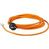 as - Schwabe 70918 - Cavo di raccordo H07BQ-F, 3G1,0, per cantieri, IP 44, lunghezza 3 m, colore: Arancione