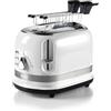 Ariete 149 Tostapane Moderna bianco con pinze per 2 fette di pane, sandwich o toast - 6 livelli di doratura - Scongelamento - Linea Moderna Ariete - Bianco
