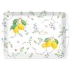 EASY LIFE Fleurs et Citrons Vassoio Floreale 33x22cm Melamina