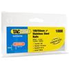 Tacwise 1512 Chiodi Brad 18G Acciaio Inossidabile Tipo 180 / 50 mm, Confezione da 1000
