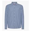 Sun 68 Shirt Clas Str L/S Bia/Navy Blue Camicia M/L Righe Uomo