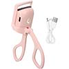 fansheng Arricciatore Elettrico per Ciglia Riscaldato, Professionale Portatile Lunga Durata Eye Lash Curler con 2 Modalità Temperatura, Usb Ricaricabile Clip Ciglia per Ragazze Donne Trucco
