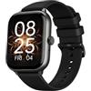 IMIKI FRAME ST1- Smartwatch uomo donna - Display AMOLED 1.78, Connettività Bluetooth, Autonomia 15 gg, Misura ossigeno nel sangue e Frequenza cardiaca, 100+ modalità fitness, Android e iOS, Black