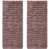 SKL Home CloudSoft - Set di asciugamani in cotone, 2 pezzi, colore: prugna