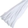 Trimits Craft - Scovolini in ciniglia Sintetica, 30 cm x 12 mm, Colore: Bianco