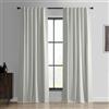 HPD Half Price Drapes Tende oscuranti in tinta unita essenziali per camera da letto, lunghezza 274 cm (1 pannello), isolamento termico per soggiorno, con tasca per bastone, 127 x 274 cm (larghezza x