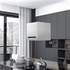 Revera afzuigkappen - VDXL Afzuigkap hangend met aanraaksensor LCD 37 cm roestvrij staal - 37 cm - Zilver, 11.2400kg, Argento
