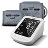 Pulox BP-100 Misuratore di Pressione Arteriosa da Braccio con 2 Bracciali - Misurazione completamente automatica con funzione di memoria per 199 valori misurati