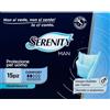 SERENITY SpA PANNOLINO SERENITY LIGHT MAN COMFORT CON ADESIVO O ALTRO FISSAGGIO 15 PEZZI