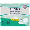 FATER SpA PANNOLONE PER INCONTINENZA LINES SPECIALIST DERMA SAGOMATO SUPER+ 30 PEZZI