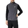 Regatta Tobias' Gilet In Pile Con Cerniera Intera E Tasche Basse Bodywarmers, Uomo, Iron(Black), S