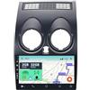 YUNTX Android 12 2 Din Radio con navigazione per Nissan Qashqai J10(2008-2014): [Integrato CarPlay/Android Auto/DSP/GPS]-IPS 2.5D 9"Touch screen-DAB/Bluetooth 5.0/Controllo del volante/USB/WiFi
