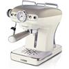 Ariete Ariete 1389 Macchina da CaffÃ¨ Espresso di Design - per Polvere e cialde ESE - filtro 1 e 2 tazze - Montalatte - 850 Watt - Linea Vintage - Beige (Ariete Vintage 1389 - kaffemaskine med) 00M138913AR0