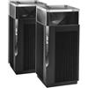 ASUS ASUS ZenWiFi Pro XT12[2-PK] Banda tripla [2.4 GHz/5 GHz/5 GHz] Wi-Fi 6 [802.11ax] Nero 4 Interno (Asus [ZenWiFi Pro XT12] AX11000 Tri-Band Mesh Wi-Fi 6 Routers, 2 Pack, AiMesh Tech, 2.5G WAN, 2.5G LAN, 2x GB LAN, OFDMA, MU-MIMO) 90IG06U0-MO3A20
