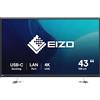 EIZO EIZO FlexScan EV4340X-BK LED display 108 cm [42.5] 3840 x 2160 Pixel 4K Ultra HD Nero (42.5IN 16:9 3840X2160 350 CD/SQ) EV4340X-BK