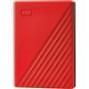 Western Digital Western Digital My Passport WDBR9S0060BRD-WESN disco rigido esterno 6 TB 2.5 Micro-USB B 3.2 Gen 1 [3.1 Gen 1] Rosso (WD My Passport WDBR9S0060BRD - 6 TB -) WDBR9S0060BRD-WESN