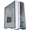 COOLER MASTER MASTERBOX 520 MESH CABINET ATX MIDI TOWER 3 VENTOLE ANTERIORI INSTALLATE PANNELLO IN VETRO TEMPERATO COLORE WHITE