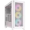 CORSAIR iCUE 4000D RGB AIRFLOW MID TOWER ATX PANNELLO LATERALE IN VETRO TEMPERATO 3X VENTOLE CORSAIR AF120 MM RGB ELITE 1XUSB-C 3.2 2XUSB-A 3.2 JACK/AUDIO MICROFONO BIANCO