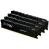 KINGSTON FURY BEAST BLACK XMP KIT MEMORIA RAM 4x32GB TOT 128GB 5.200MHz TIPOLOGIA DIMM TECNOLOGIA DDR5 CAS 40