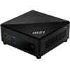 MSI CUBI 5 12M-209IT MINI PC i7-1255U 1.7GHz RAM 16GB-SSD 512GB M.2-WI-FI 6E-WIN 11 PROF BLACK (00-B0A811-209)