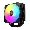 NOUA ARCADE ARGB DISSIPATORE DI RAFFREDDAMENTO PER CPU TDP 180W 6 TUBI DI CALORE A CONTATTO DIRETTO E VENTOLA PWM INDIRIZZABILE DA 120 MM COMPATIBILE CON INTEL 1200 115X 1366 AMD AM5 AM4 AM3 AM2
