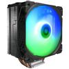 NOUA ENA DISSIPATOTE AD ARIA CON VENTOLA ARGB PWM 120MM 4 TUBBI DI CALORE PER CPU AM4 1200 1700 180W BLACK
