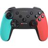 TRUST GXT1246B MUTA NINTENDO SWITCH CONTROLLER WIRELESS RICARICABILE CON COMANDI MOVIMENTO E FEEDBACK A VIBRAZIONE NERO/ROSSO/BLU