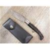 COLTELLO SARDO COLTELLO 23 CM SARDEGNA SARDO ARBURESA DAMASCO MANICO corno DI muflone grezzo