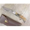 COLTELLO SARDO COLTELLO 23 CM SARDEGNA SARDO ARBURESA DAMASCO MANICO corno DI muflone grezzo