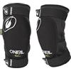 O'NEAL Ginocchiere I BMX Mountain Bike Downhill I Ginocchiera MTB Traspirante e Leggera con Protezione IPX® Contro gli Urti I Materiale Resistente alle Abrasioni | Nero Bianco | Taglia L