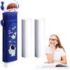 Generic Gomme a forma di di gatto, simpatica gomma da cancellare a matita retrattile, per ragazzi e ragazze, regalo divertente e materiale scolastico