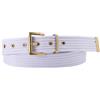 Levi's Donna Ribbed Web Belt, Blue, 95 Donna, Blu pallido, 105 cm