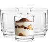 Glasmark KROSNO 1992 Tazze Da Dessert In Vetro Trasparente Coppe Da Gelato 6 Pezzi Lavabile In Lavastoviglie 300 ml