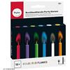 Rayher Candele Party Colorate, 5Mm Ø, 5,5Cm, Incl. Maniglia, Box Blis. 12Pz, 31587000