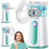 Generico Aerosol Portatile Silenzioso, USB-C Ricaricabile Ultrasuoni Macchina Aerosol per Adulti e Bambini