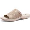 Jana Coshy Donna Ciabatte Estive Comode, Beige (Powder), 38 EU